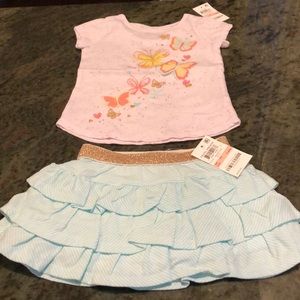 Epic Threads short sleeve short & matching skirt